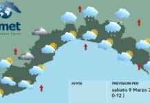 Meteo Liguria, giornata di tempo variabile e forte peggioramento in serata Meteo Liguria 9 marzo 2024