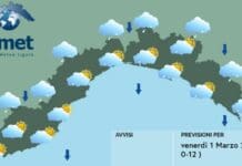 Meteo Liguria, ancora tempo instabile, domenica nuovo peggioramento meteo Liguria 1 marzo 2024