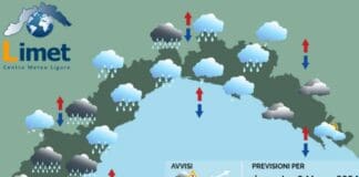 Meteo Liguria, arrivano pioggia e neve con vento forte e mareggiate meteo Liguria 3 marzo 2024