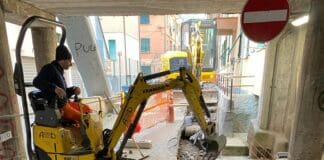 Sestri Levante, ancora lavori nel centro Sestri Levante lavori