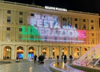 Festa della Liberazione palazzo Regione Liguria