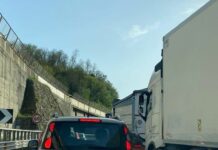 coda a7 direzione mare Bolzaneto