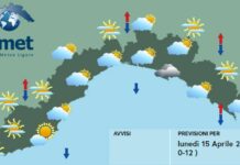 Meteo Liguria, inizio settimana con nuvole in aumento, aria fredda in arrivo Meteo Liguria 15 aprile 2024