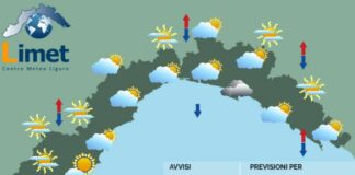 Meteo Liguria, inizio settimana con nuvole in aumento, aria fredda in arrivo Meteo Liguria 15 aprile 2024