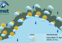 Meteo Liguria, aria fredda in arrivo e calo delle temperature Meteo Liguria 17 aprile 2024