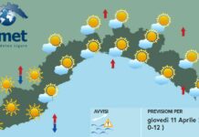 Meteo Liguria, passata la perturbazione tempo in miglioramento meteo Liguria 11 aprile 2024