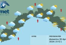 Meteo Liguria, graduale miglioramento a partire dal pomeriggio meteo Liguria 28 aprile 2024