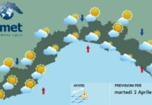 Meteo Liguria, migliora il tempo ma già in arrivo nuovo peggioramento Meteo Liguria 2 aprile 2024