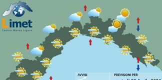 Meteo Liguria, peggioramento in arrivo con nuvole e piovaschi da questa sera meteo Liguria30 aprile 2024