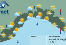 Meteo Liguria, in arrivo un peggioramento con instabilità Meteo Liguria 14 maggio 2024