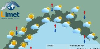 Meteo Liguria, ancora instabilità, miglioramento da domenica meteo Liguria 24 maggio 2024