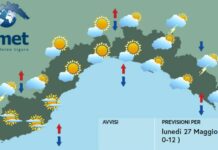 Meteo Liguria, torna l’instabilità ad inizio settimana Meteo Liguria lunedì 27 maggio 2024