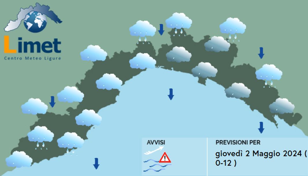 Meteo Liguria 2 maggio 2024