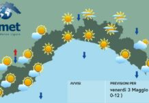Meteo Liguria, tempo variabile con ampie schiarite per qualche giorno meteo Liguria 3 maggio 2024