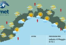 Meteo Liguria, ancora tempo variabile ma senza pioggia Meteo Liguria 4 maggio 2024