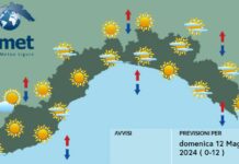 Meteo Liguria, ancora bel tempo ma in serata peggiora Meteo Liguria 12 maggio 2024