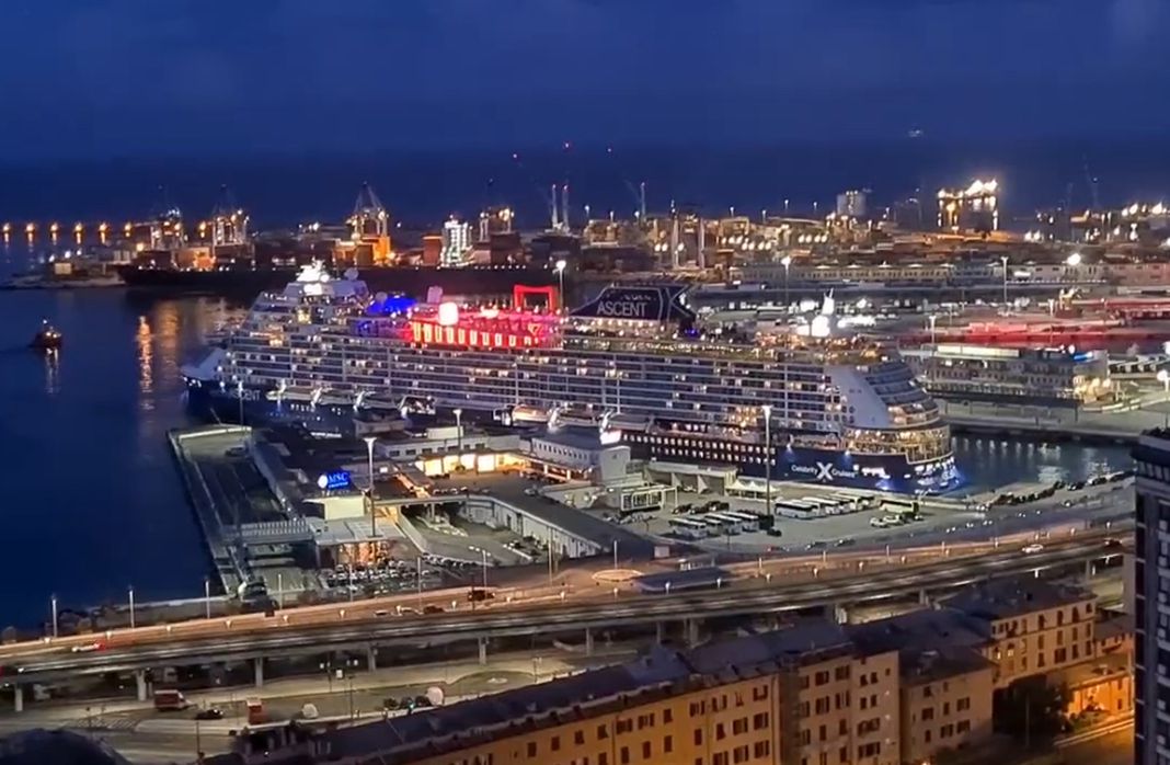 concerto notturno nave crociera Genova