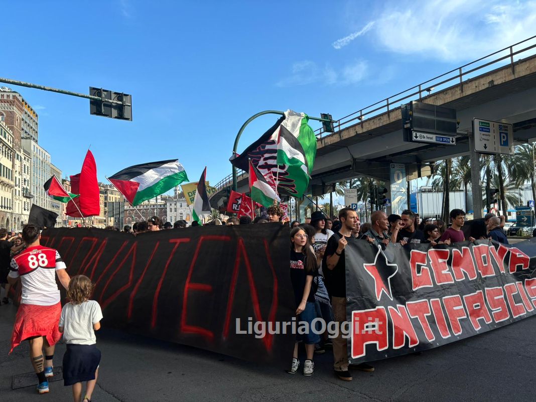 Genova antifascista manifestazione 30 giugno 2024