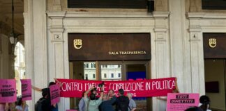 Presunta corruzione in Liguria, Genova che osa chiede le dimissioni di Toti Genova che osa, manifestazione 5 giugno 2024