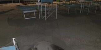 Laigueglia, tartaruga Caretta caretta depone le uova sulla spiaggia nido tartaruga Caretta caretta Laigueglia