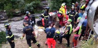 Genova, si ribalta con la ruspa ai laghetti di Nervi, grave al San Martino Nervi escavatore ribaltato via Molinetti 21 giugno 2024