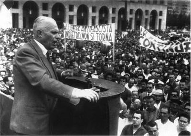 Sandro Pertini discorso Genova 28 giugno 1960