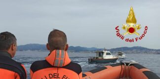 Arenzano, proseguono le ricerche del sub disperso sul relitto della Haven Vigili del fuoco sommozzatori