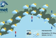 Meteo Liguria, temporali anche intensi su tutta la regione meteo Liguria 23 giugno 2024
