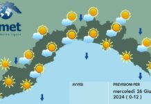 Meteo Liguri, inizia un lento e graduale miglioramento meteo Liguria 26 giugno 2024