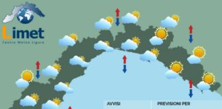 Meteo Liguria, ancora passaggi nuvolosi ma senza precipitazioni Meteo Liguria 5 giugno 2024