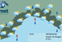Meteo Liguria, inizio settimana con tempo instabile Meteo Liguria 10 giugno 2024
