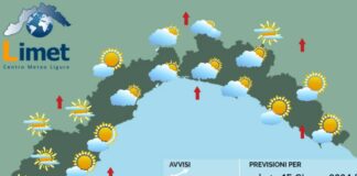 Meteo Liguria, ancora passaggi nuvolosi ma in arrivo un miglioramento Meteo Liguria 15 giugno 2024