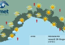 Meteo Liguria, nuvolosità residua in attenuazione, temperature in aumento meteo Liguria 28 giugno 2024
