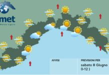 Meteo Liguria, tempo più stabile ma già da domani peggiora Meteo Liguria 8 giugo 2024