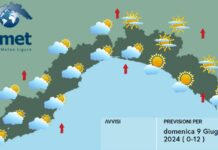 Meteo Liguria, nuova perturbazione in arrivo meteo liguria 9 giugno 2024