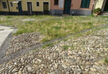 Genova, a Campopisano il risseu restaurato e abbandonato nel degrado Campopisano risseu, mosaico Genova