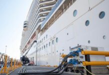 Msc sperimenta le banchine elettrificate a Malta per abbattere l’inquinamento Msc World Europa banchina elettrificata Malta