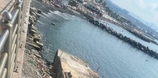 Pegli, revocato il divieto di balneazione, ma restano le perplessità Pegli lungomare ex bagni Roma