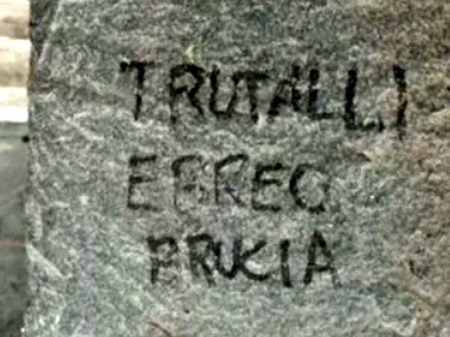 scritte antisemite Pigna Trutarelli sindaco