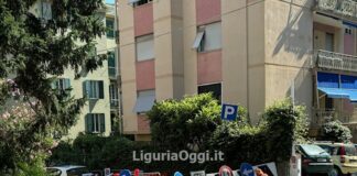 Genova, crolla il rio tombinato in via Castagnola, strada chiusa via Castagnola Sturla cantiere