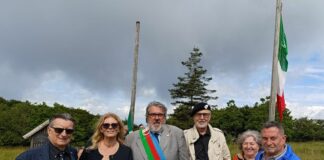 Fascia tricolore alla commemorazione della RSI, la protesta dell’ANPI Vaccarezza Bric Manfrei 2024