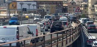 Genova, scatta lo sciopero: prime ripercussioni sul traffico in città incidente sopraelevata genova