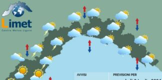 Meteo Liguria, aumentano le nuvole e possibili temporali Meteo Liguria 3 luglio 2024