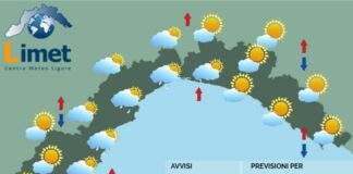 Meteo Liguria, tornano le nuvole e i piovaschi nel week end Meteo Liguria 6 luglio 2024