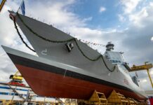 Riva Trigoso, varata da Fincanteri la nave militare Domenico Millelire name Marina Militare Domenico Millelire