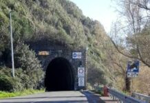 Sestri Levante, chiusa per lavori la strada delle Gallerie di Moneglia Sestri Levante strada delle Gallerie di Moneglia