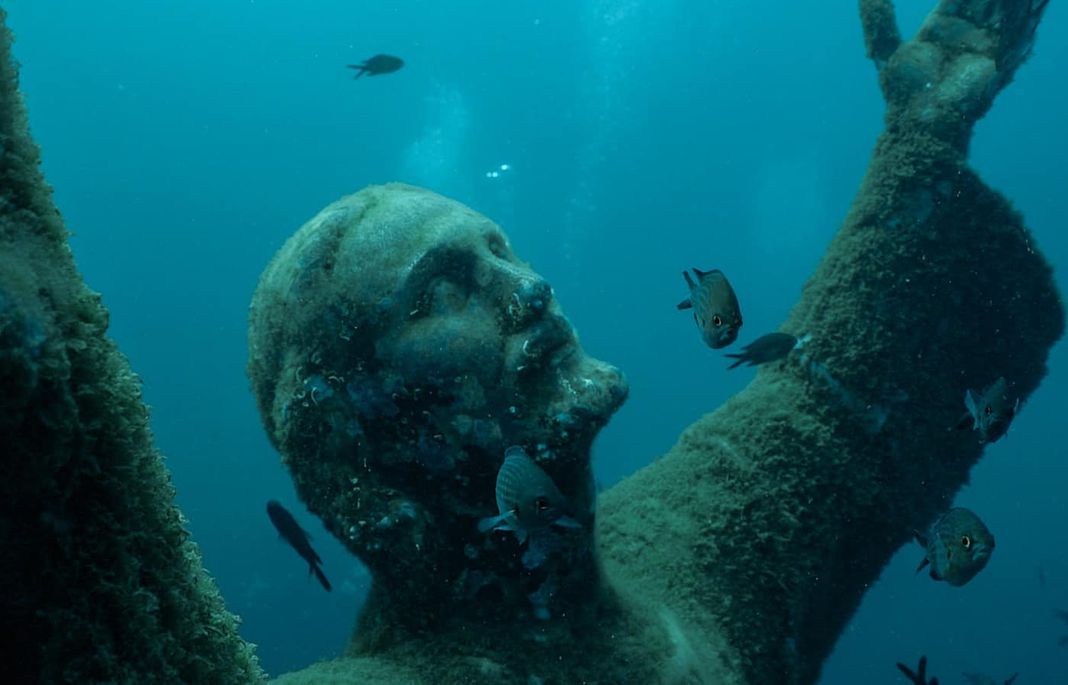 Cristo abissi statua San Fruttuoso di Camogli