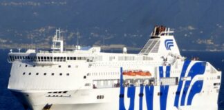 GNV Majestic con motore guasto in arrivo a Genova GNV Majestic