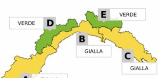 Maltempo in Liguria, Allerta Gialla per temporali sino alle 14 Allerta gialla maltempo Liguria