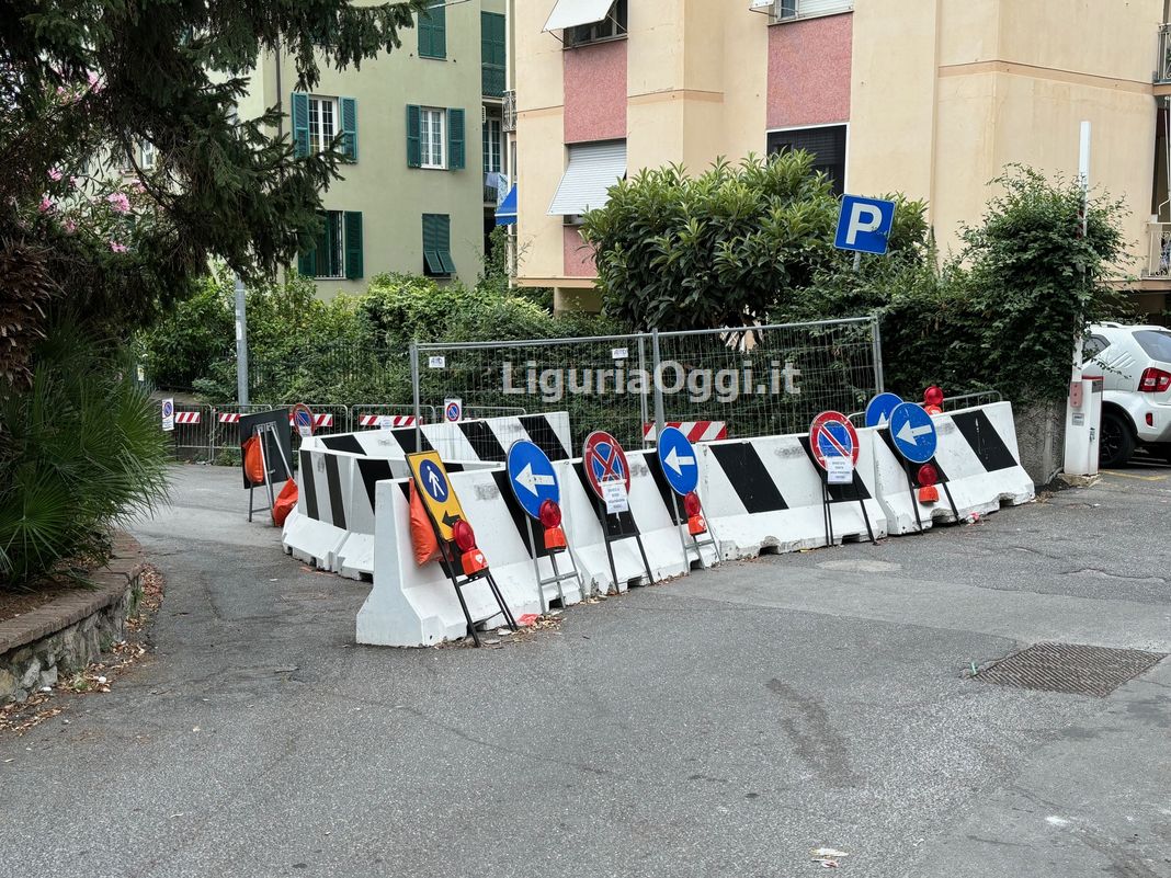 via Castagnola cantiere